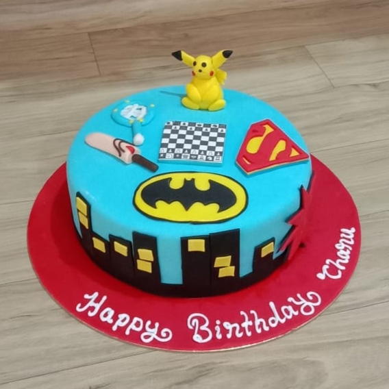 Superhero Cake – Just Cakes Bakeshop