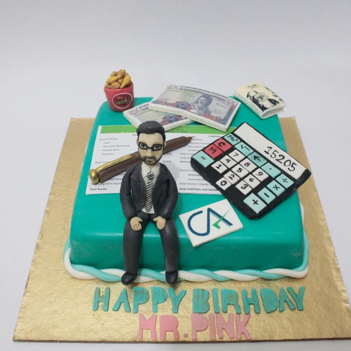 Order Chartered Accountant Cake Online, Buy and Send Chartered Accountant  Cake from Wish A Cupcake