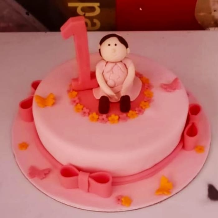 Small Baby Shower Cake - CakeCentral.com