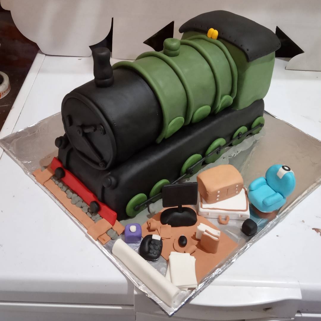 Markus's 2nd birthday cake – Thomas the Train